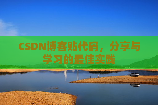 CSDN博客贴代码，分享与学习的最佳实践